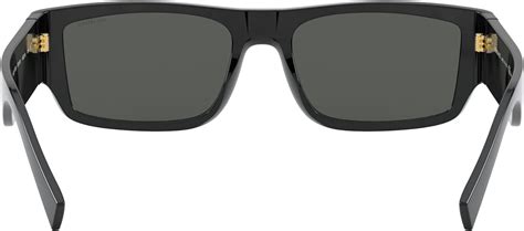 Versace Man Sunglasses Black Frame, Dark Grey Lenses, .